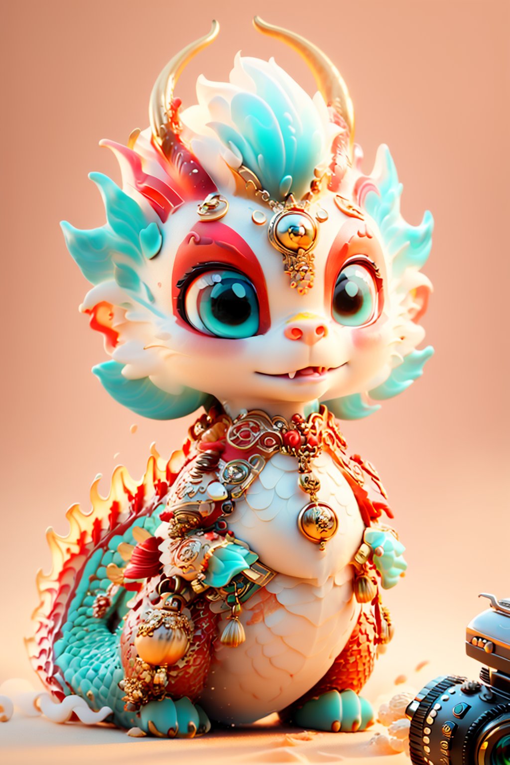 <lora:cuedrangon1-000016:1>,Cute Chinese Dragon, (Best quality: 1.1), (Realistic: 1.1), (Photography: 1.1), (highly details: 1.1)