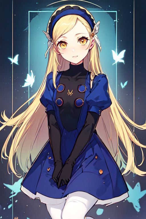 Lavenza, young, (little girl), cute, Kawaī, ko, otaku, Anime style, (Persona 4), 4k, highly detailed, trending on artstation, pixiv, concept art, (masterpiece:1.4),(best quality:1.4),ultra high res