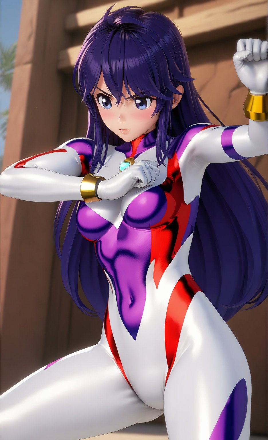 1girl, ultragirl diana, bodysuit, close up, fighting stance<lora:EMS-248183-EMS:0.600000>, <lora:EMS-326858-EMS:0.600000>, <lora:EMS-368829-EMS:0.600000>