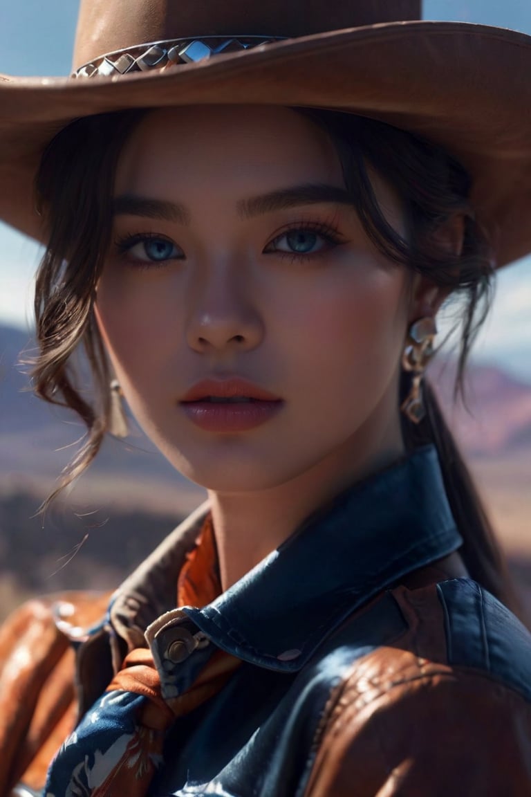 1girl,(dream Atmosphere:0.83),perfect hands, decorated with gorgeous patterns and beautiful lines,professional Color Correction,[soft cinematic light:0.93],detailed beautiful square face,extremely detailed,cowboy shot,colorful,highest detailed,ray tracing,(best quality),((masterpiece)),extremely detailed 8K wallpaper,(an extremely delicate and beautiful)