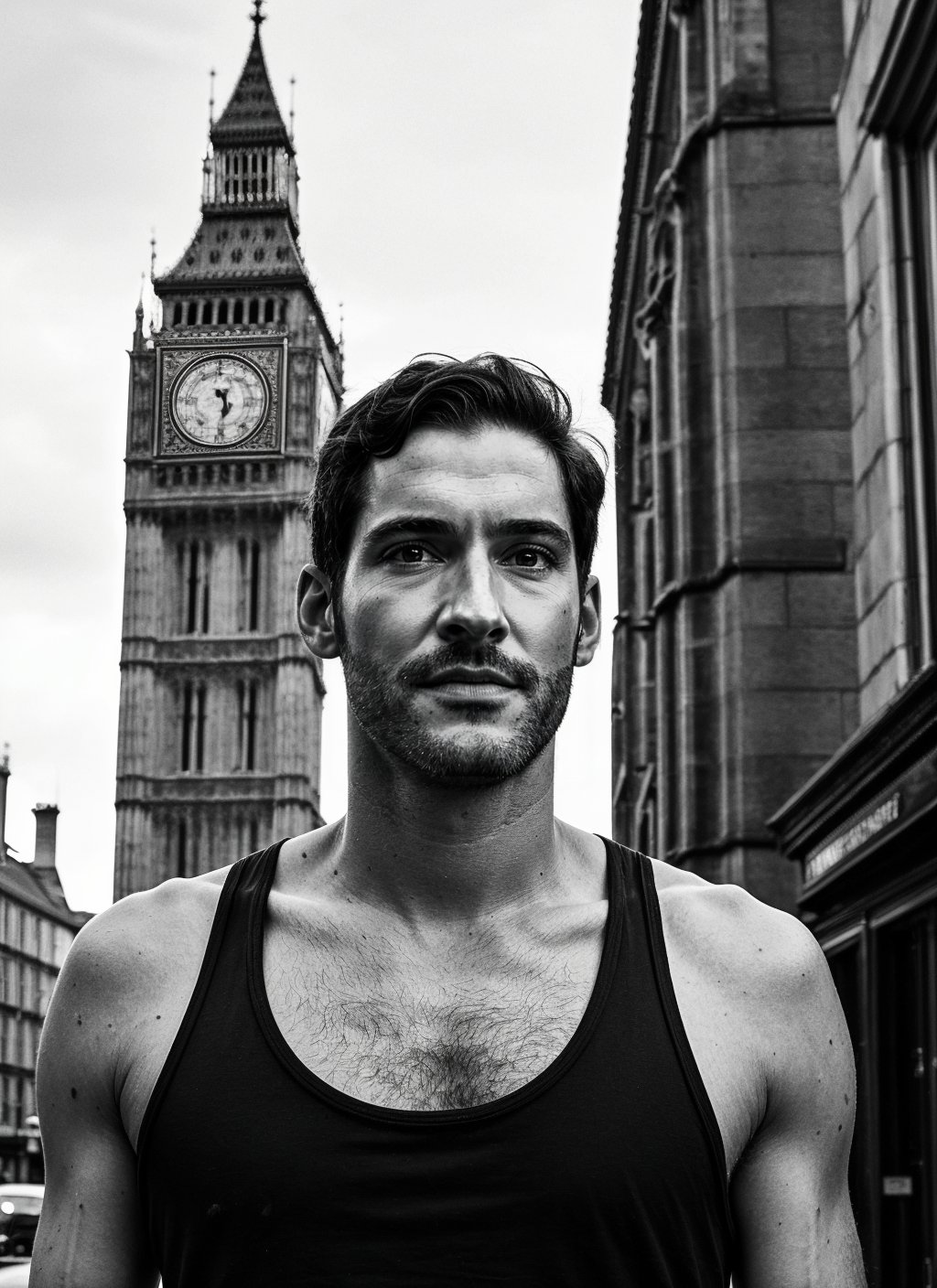 portrait of  sks person, in London, with Big Ben in the background,  tanktop,  by Dorothea Lange, epic character composition, natural lighting,<lora:locon_perfecteyes_v1_from_v1_64_32:0.25>, perfecteyes<lora:locon_perfectsmile_v1_from_v1_64_32:0.1>, (perfectsmile:0.7) <lora:add_detail:0.6>  <lora:locon_tomellis_v1_from_v1_64_32:1>