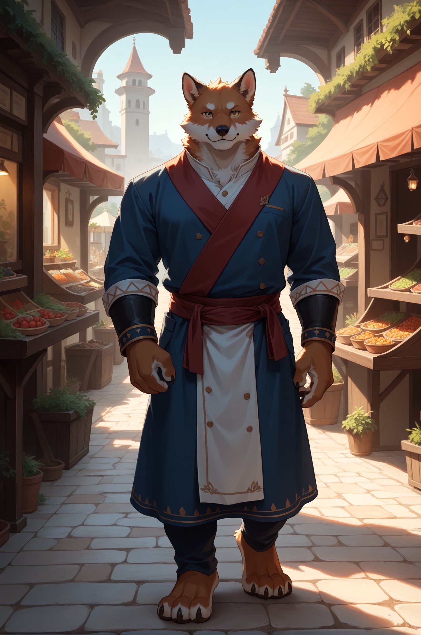 score_9,score_8_up,score_7_up,(furry),(kemono),high quality,full body,tail,furry,rating_explicit,embedding:zPDXL3 BREAK anthro male furry,perfect anatomy,solo,solo focus,Floating market on Venus at dawn,masterpiece,fantasy,digital art,highly detailed,overall detail,atmospheric lighting,Awash in a haze of light leaks reminiscent of film photography,awesome background,highly detailed styling,studio photo,intricate details,highly detailed,