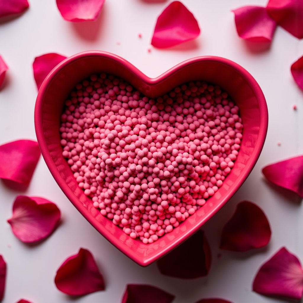 there is a heart shaped bowl filled with pink sprinkles,behance. polished,heart effects,falling hearts,falling red petals,romanticist,falling in love,heart,several hearts,bokeh photography,hearts symbol,falling flower petals,magic heart,anatomically correct heart,red gems scattered **** dust,rose petals,istock,stream of love and happiness,romantic simple path traced,(heart),hearts,many hearts,bokeh photograph,love is begin of all,istockphoto,pinterest and shutterstock,photo of,an epic love affair with doubt,bokeh color background,falling petals,bokeh. brian spilner,tiny crimson petals falling,on a canva,