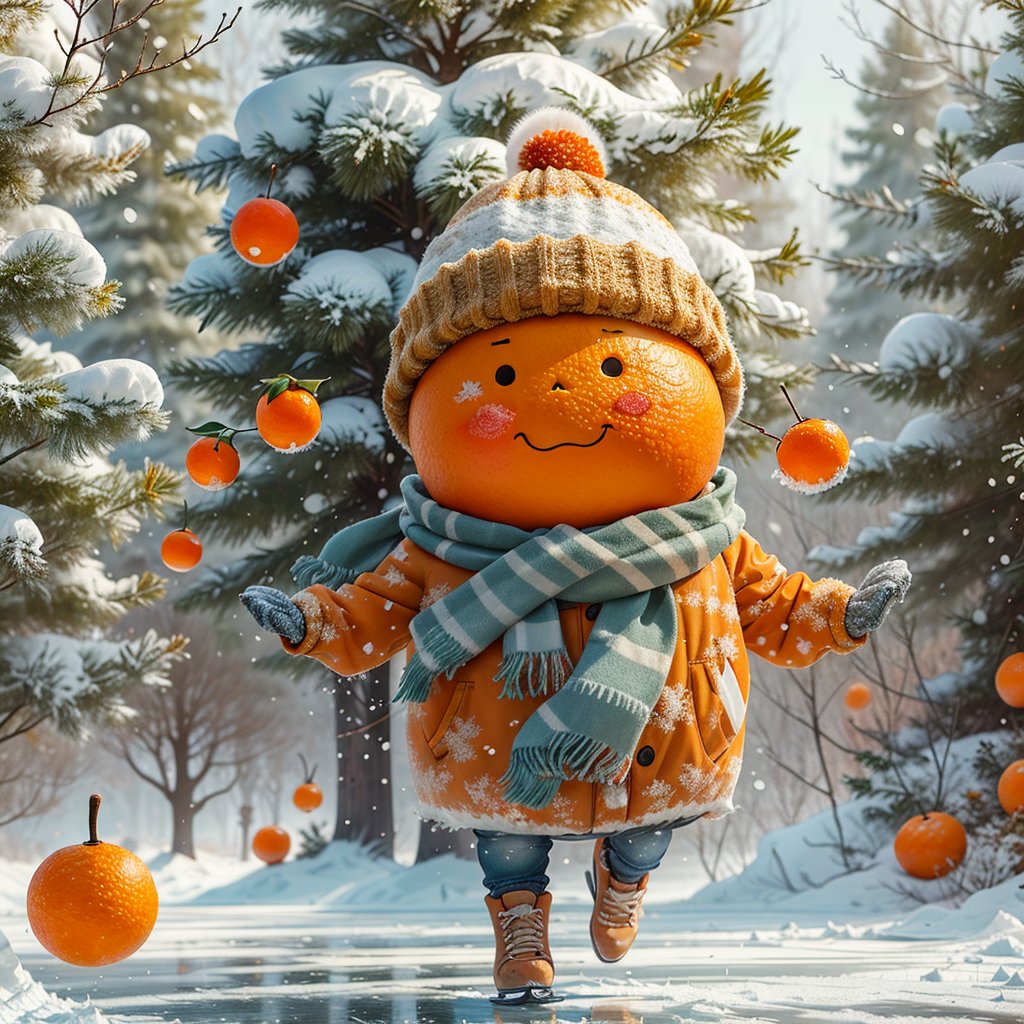 artist name,bare tree,beach,branch,carrot,day,food,fruit,horizon,lake,mandarin orange,no humans,ocean,orange \(fruit\),orange slice,outdoors,palm tree,penguin,pool,snow,snowflakes,snowing,tree,water,winter ,<lora:20240107-1704623045170:0.8>,