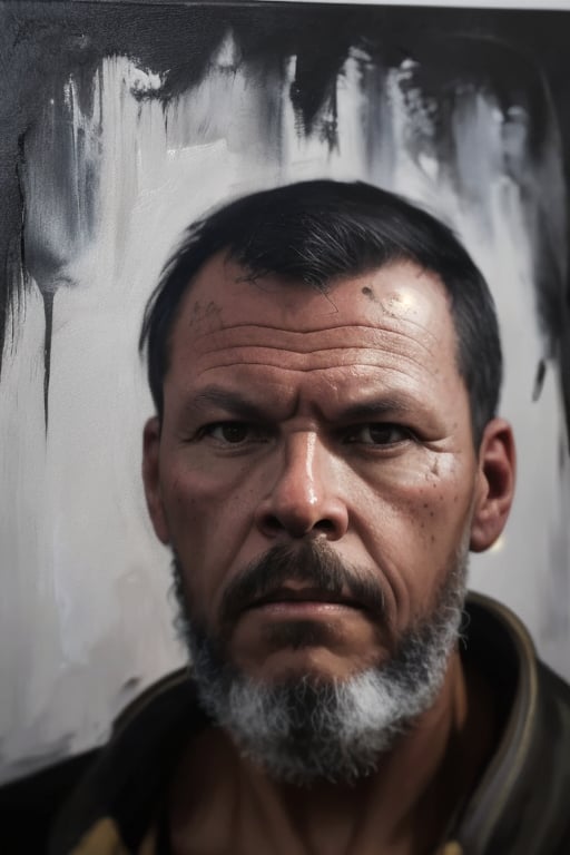 oil painting, half body portrait of French fur trapper from the 1770s, dark background, oil sketch, in style of jeremy mann, trending on artstation, sharp focus, studio photo, intricate details, highly detailed, by greg rutkowski, olpntng style, Konstanz, Rheinbrücke, Münster, oil painting, heavy strokes, paint dripping, impasto texture strokes, realistic face, dark shadow, , neon ambiance, abstract black oil, gear mecha, detailed acrylic, grunge, intricate complexity, rendered in unreal engine, photorealistic.,gutto2024cyb,<lora:EMS-304010-EMS:0.800000>