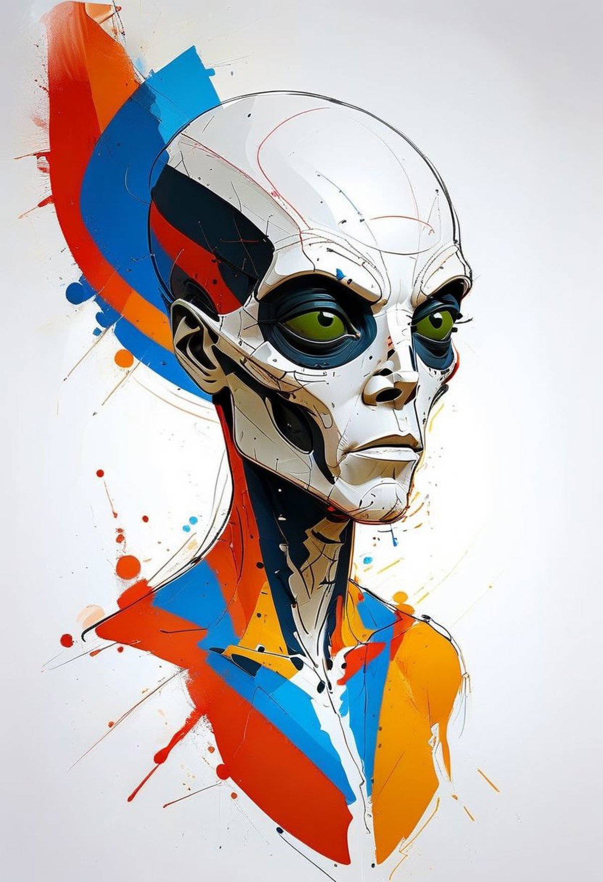 alien, colorart