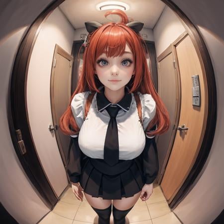 CONCEPT_pov_peephole_ownwaifu,1girl, pov, peephole, looking at viewer, facing viewer, leaning forward, fisheye, solo, <lora:CONCEPT_pov_peephole_ownwaifu:0.7> ,((masterpiece)),((best quality)),(highres, absurdres), 