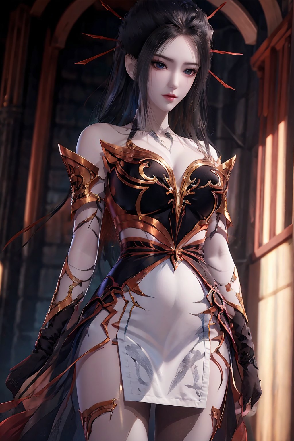 masterpiece,best quality,official art,extremely detailed CG unity 8k wallpaper,Thigh exposed,looking at viewer,stand,stand, ((poakl))<lora:EMS-7720-EMS:0.000000>, <lora:EMS-346315-EMS:0.600000>, <lora:EMS-413071-EMS:0.800000>