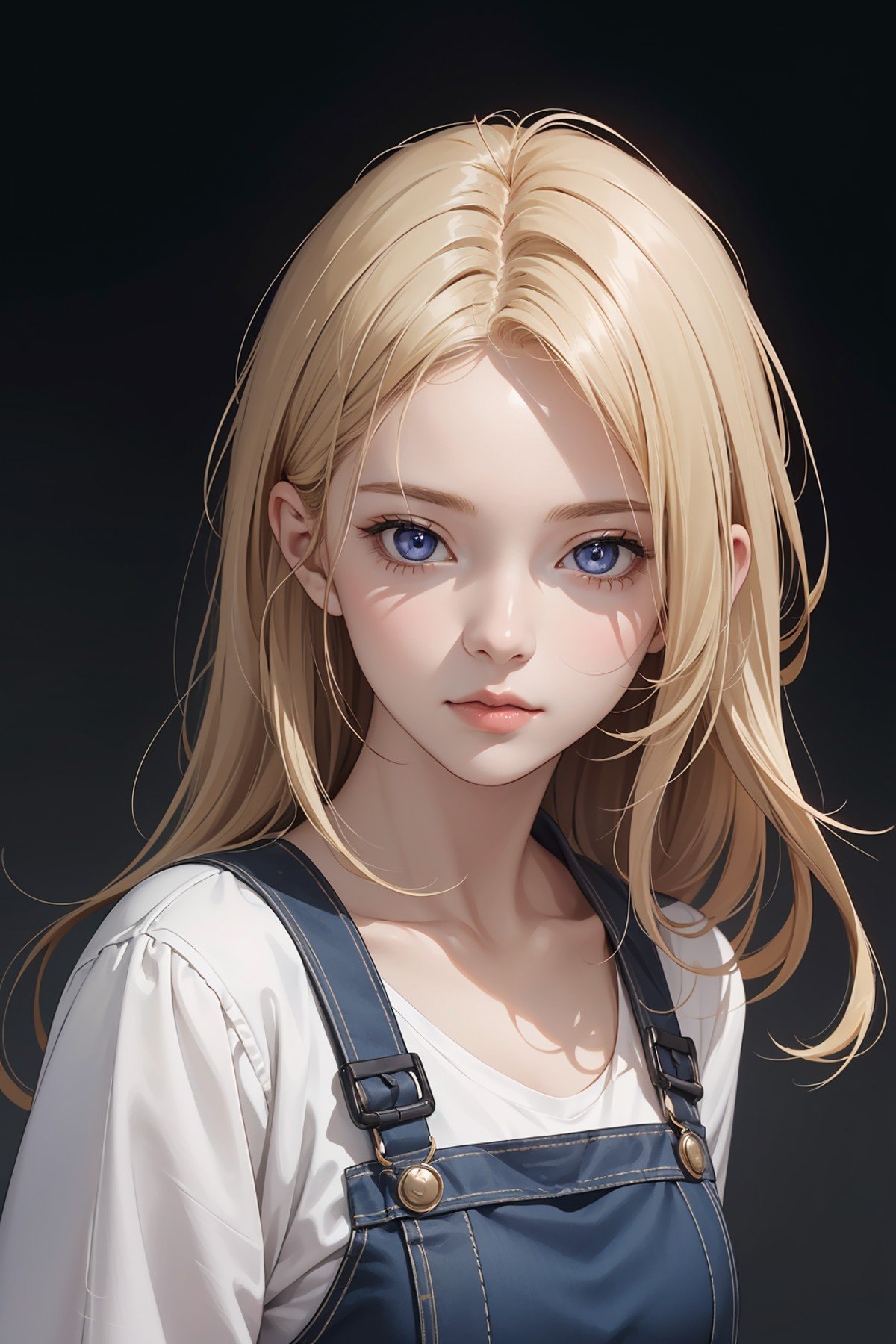 1girl, upper body, best quality, RAW photo, 16k wallpaper, extremely detailed CG, amazing, ultra detailed, hyperrealistic, official art, High quality texture, incredibly absurd-res, high-res, 18 years old, cute girl, blonde hair, beautiful face, detailed dark indigo eyes