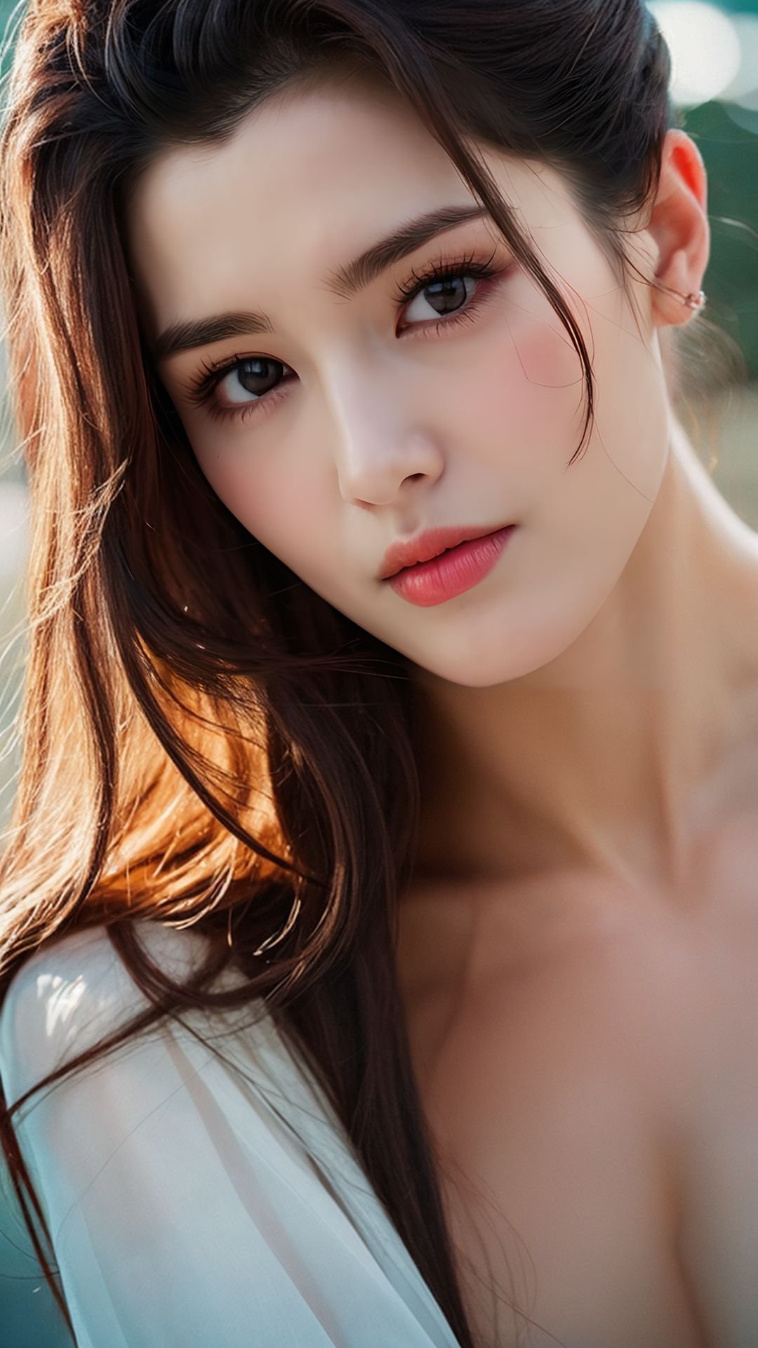 1boy, solo, (male neck, male chest, female body, male head, male face, masculine), naked chest1girl, solo, telephoto lens, exquisite facial features, perfect face, glowing skin, long straight hair<lora:tienHiep3-fMix_v1:0.7> <lora:lily3_fMix_v1:0.1> <lora:honglian21-fantasyMix_v1:0.1>