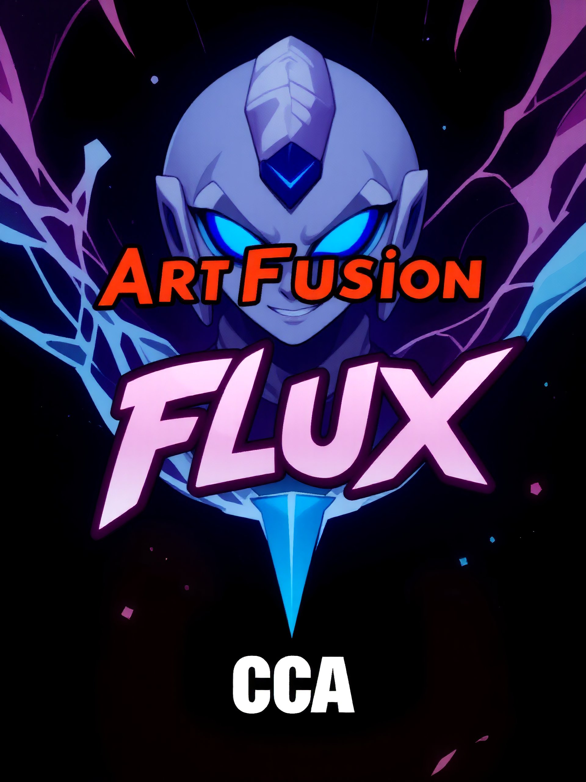 anime style text "ArtFusion Flux CCA"