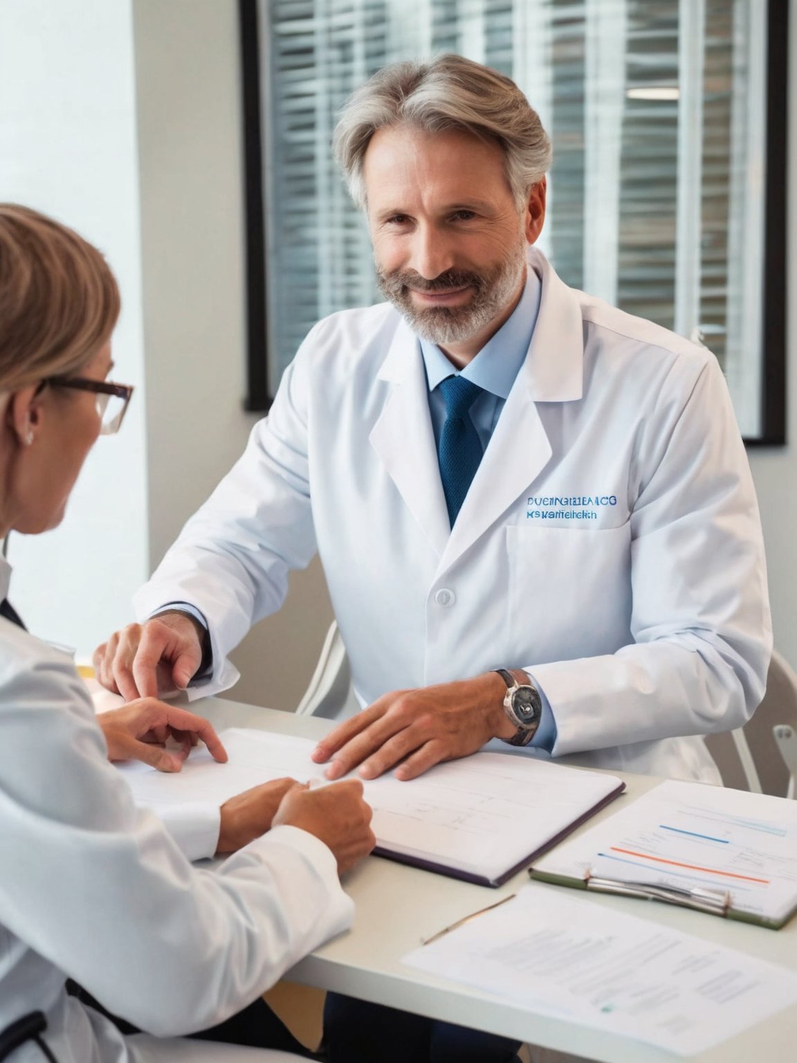 The photograph captures a Swiss Médecin Adjoint at 100% in action at SPPEA de Nant. The scene shows them coordinating medical and clinical activities with precision and expertise. Their Swiss complexion radiates professionalism as they engage with colleagues. The recognition from FMH X psychotherapy is evident in their approach, showcasing their experience in psychoanalytic therapy. The atmosphere reflects a dedicated healthcare professional at work, embodying the essence of the job description effortlessly.<lora:GoodPhotoV1.0_alpha1.0_rank8_noxattn_700steps:1>