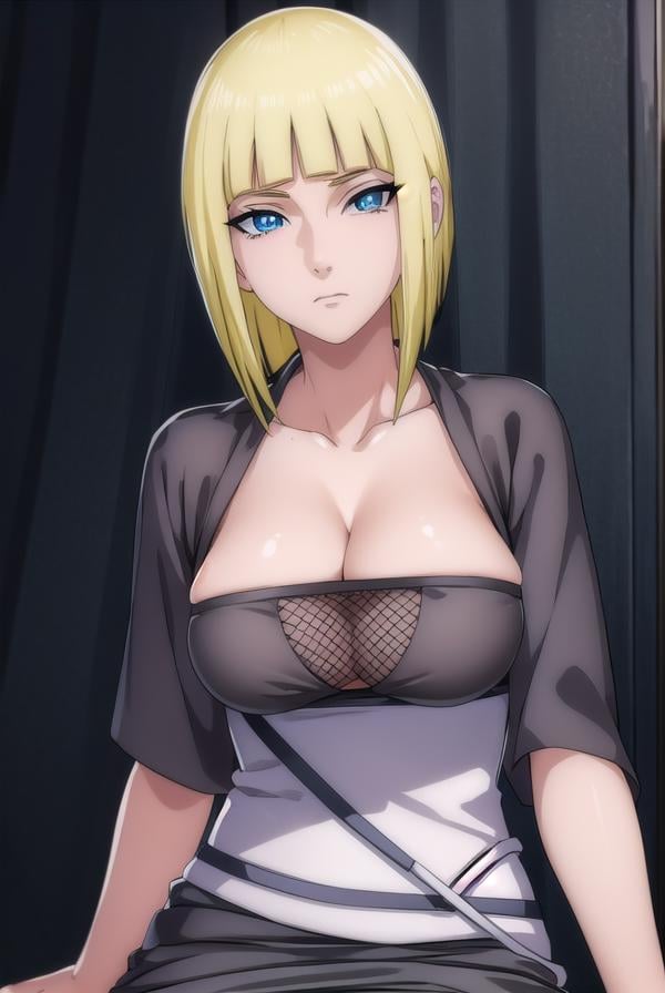 samui, <lora:samui-lora-nochekaiser:1>, samui, blue eyes, blonde hair, short hair, bangs, blunt bangs,BREAK cleavage, fishnets, dress, grey dress, skirt, grey skirt,BREAK cowboy shot, looking at viewer, BREAK indoors,BREAK <lyco:GoodHands-beta2:1>, (masterpiece:1.2), best quality, high resolution, unity 8k wallpaper, (illustration:0.8), (beautiful detailed eyes:1.6), extremely detailed face, perfect lighting, extremely detailed CG, (perfect hands, perfect anatomy),