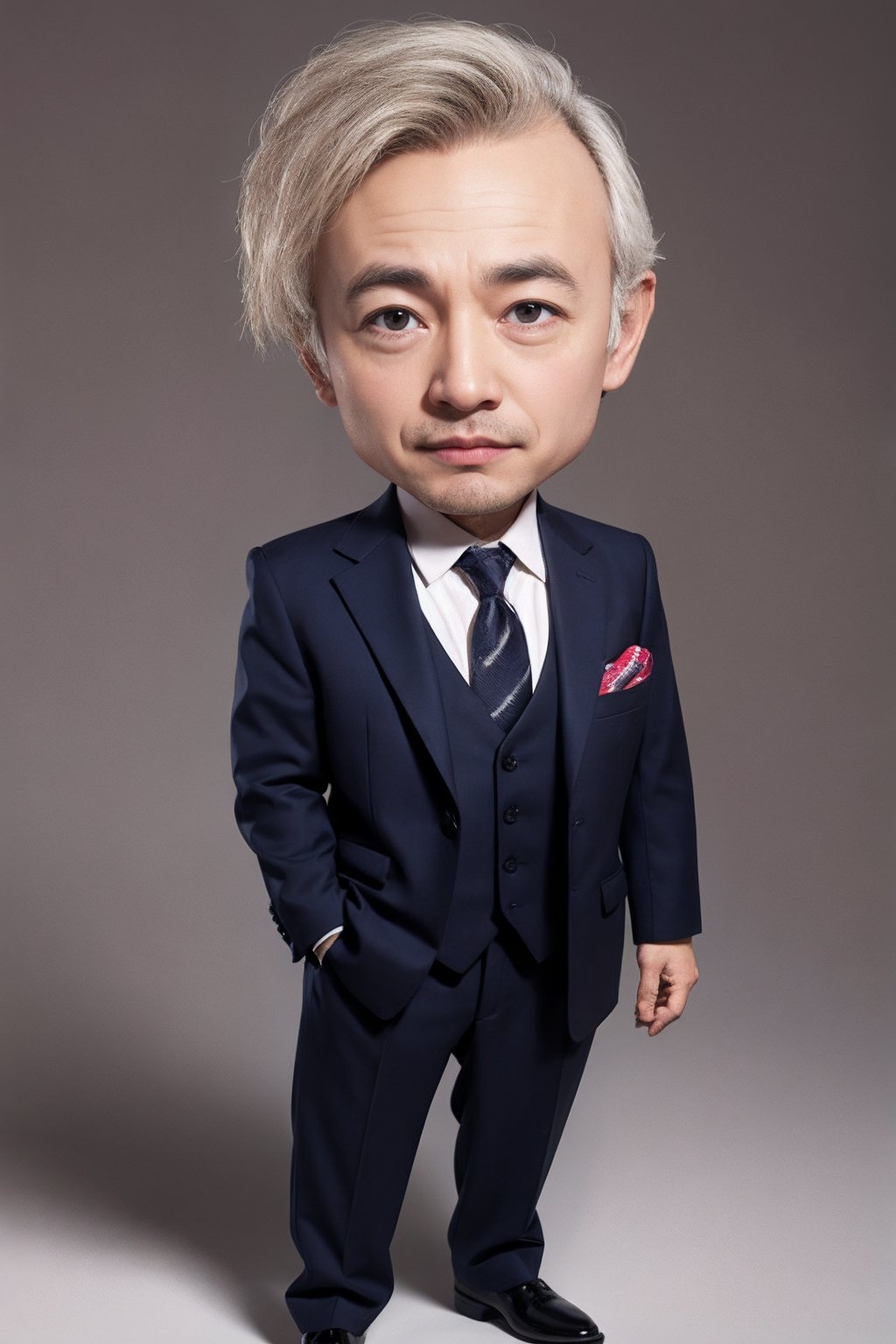 1man,chibi,suit,