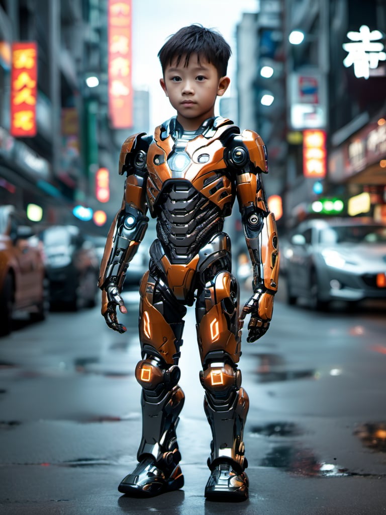 banlanz,1boy,realistic,looking at viewer,outdoors,standing,<lora:banlanz-1.5:1>,cyborg,