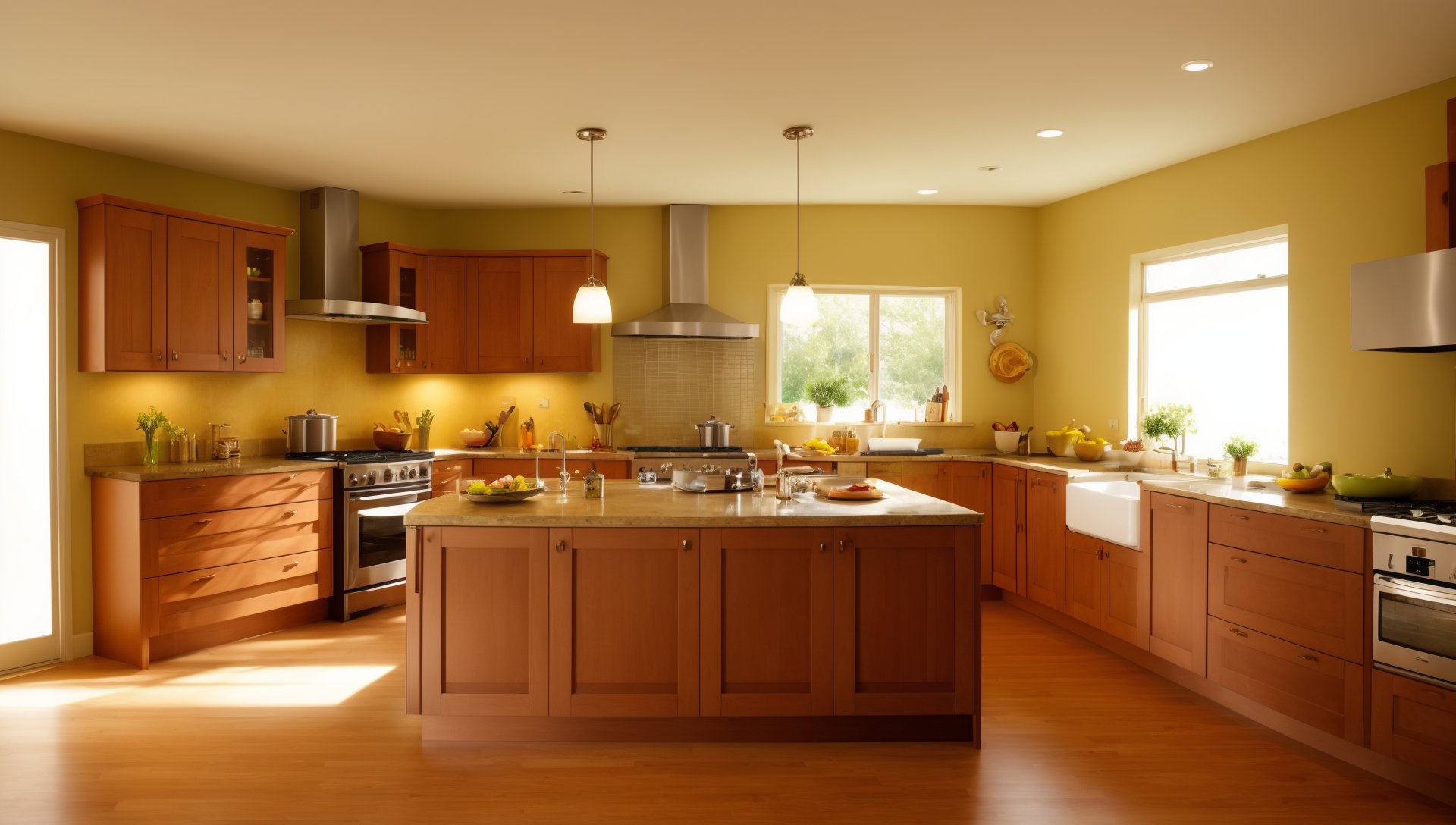 mixed style kitchen,simple,