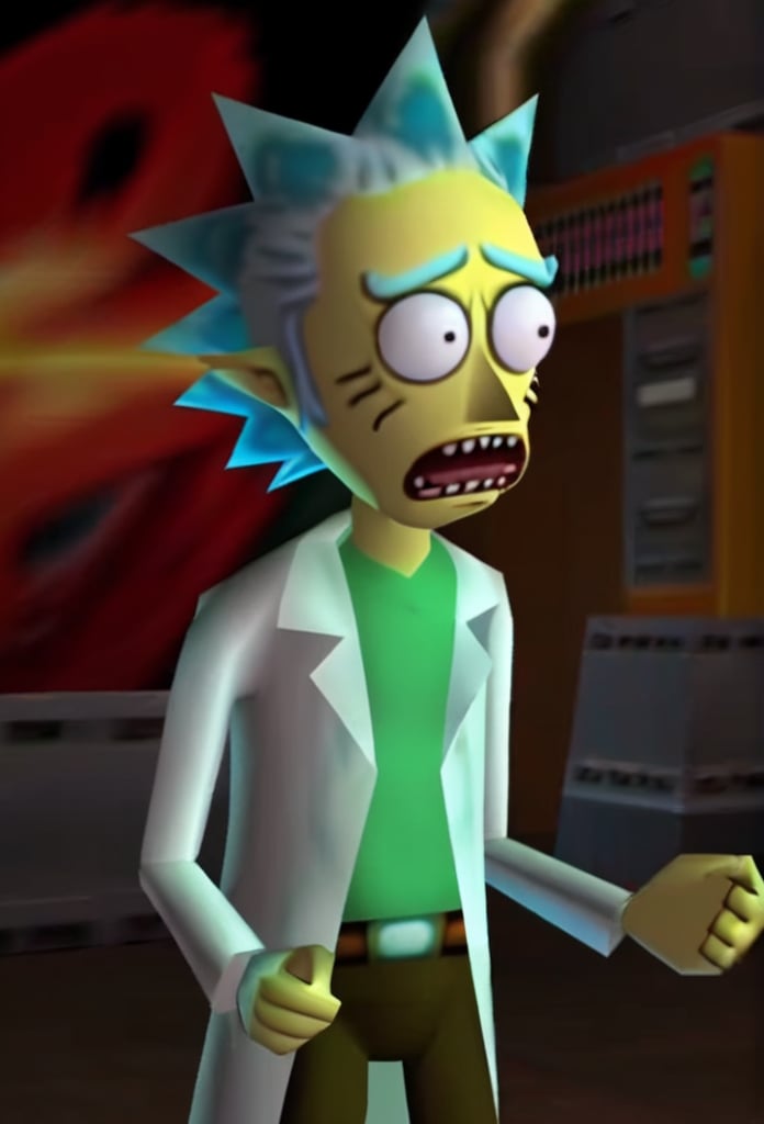 n64style, ocarinaoftime, rick sanchez from rick and morty<lora:d64-v2-rc1:1.1>