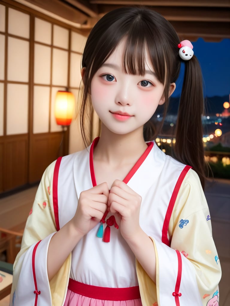 ((score_9, realistic)), ((face focus)), ((fair skin)), ((skinny)), 1girl, one side up, hair ornament, idol, jpop, kpop, belle, pretty, petite, kawaii, chiffon hanfu, wide sleeves, indoors, ancinet chinese architecture, night, backyard, <lora:ADetailerNetidolFace_pony:0.5>,