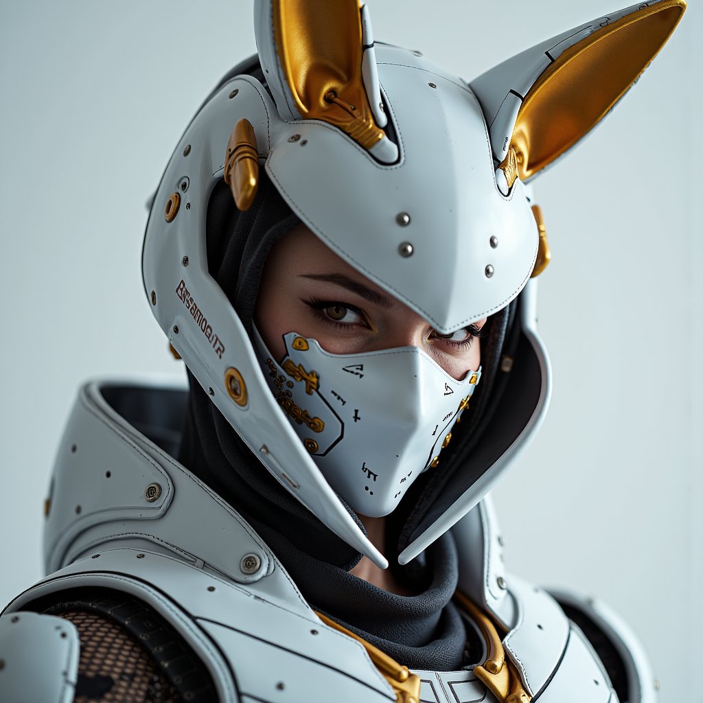 there is a woman with a mask and a white mask on,natasha tan maciej kuciara,very beautiful cyberpunk samurai,loba andrade from apex legends,oktane render,cgsociety 9,white cyborg fashion shot,wearing a kitsune mask,white mask,with kitsune mask,darksynth character portrait,beautiful cyberpunk girl face,4 k asymmetrical portrait,rendered in sfm,kitsune mask,white biomechanicaldetails,octance render,portrait ninja gaiden girl,style of maciej kuciara,mirrors edge art style,vogue render,8k portrait render,unreal 5. rpg portrait,cyborg portrait,portrait of a cyberpunk samurai,cyberpunk portrait,Maciej Kuciara,cyberpunk face,portrait of a cyberpunk cyborg,octsne render,cyberpunk futuristic neo,arkane lyon,styled **** ghost in the shell,