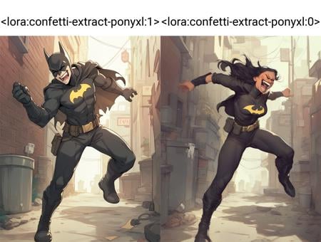 score_9,  score_8_up, score_7_up, source_cartoon <lora:confetti-extract-ponyxl:1> batman, throwing, alley, angry, laughing, closed eyes, night