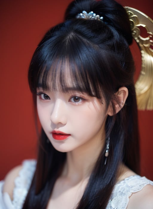 yunjinlp,yun jin_(genshin_impact),yun jin_\(genshin_impact\),<lora:yunjin1:0.85>,1girl,solo,game cg,red lips,black hair,red eyes,chinese stage,upper body,portrait,very long hair,traditional opera,singing traditional chinese opera,lora:胶片风国潮古风美:1>