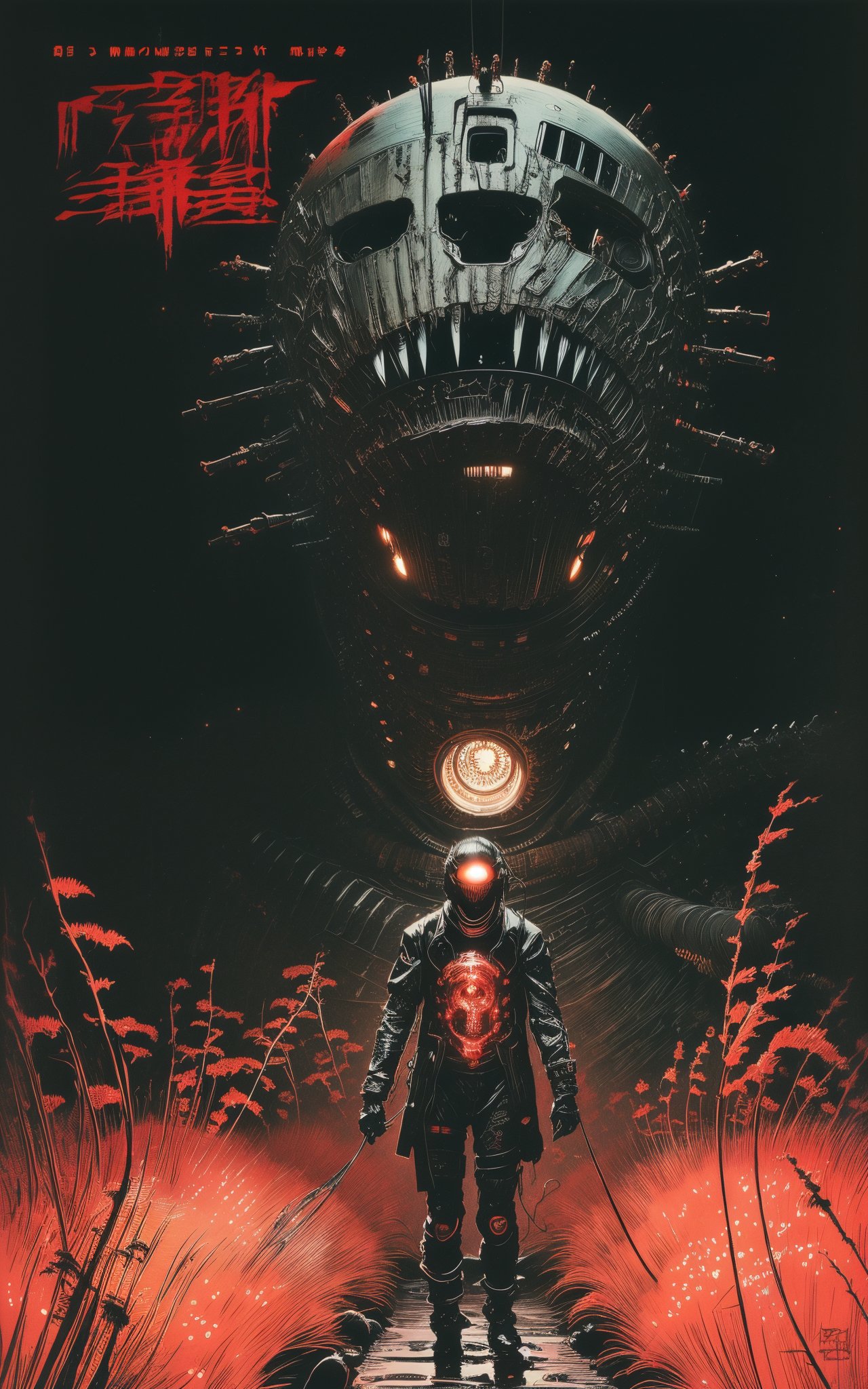 (masterpiece, top quality, best quality, official art, beautiful and aesthetic:1.2),cover art,(art by Tsutomu Nihei:1.2),"Celebrate good times,come on,",Fall,UHD,,