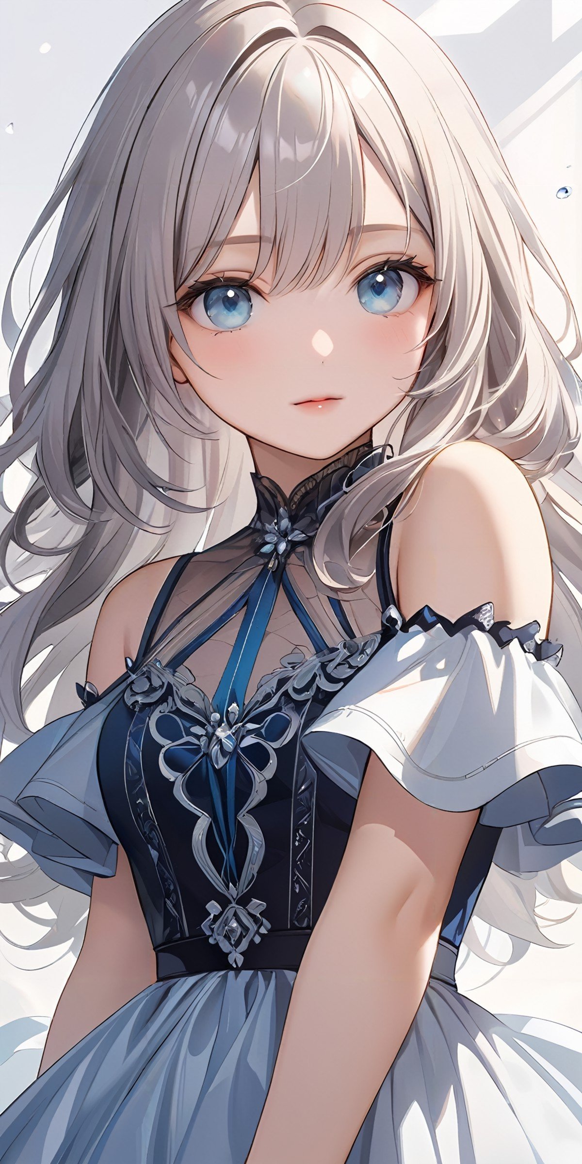 masterpiece,ultra-detailed,best quality,8K,illustration,cute face,clean skin ,shiny hair,girl,ultra-detailed-eyes, <lora:add-detail-xl:1>,dress,cowboy shot