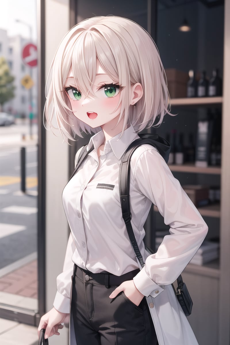 <lora:talkmouth_O_type2_v100:1>insanely detailed, absurdres, ultra-highres, ultra-detailed, best quality,1girl, solo, nice hands, perfect handsBREAKmaxi coat, long sleeve shirt, chino pantsBREAK(nsfw:-1.5)BREAKsmile, open mouthBREAK,standing, cowboy shot, looking at viewerBREAKslender, kawaii, perfect symmetrical face, ultra cute girl, ultra cute face, ultra detailed eyes, ultra detailed hair, ultra cute, ultra beautifulBREAKin schoolyard, depth of field, ultra detailed backgroundBREAKmedium breastsBREAKorange hair, green eyes, short bob cut, hair between eyes