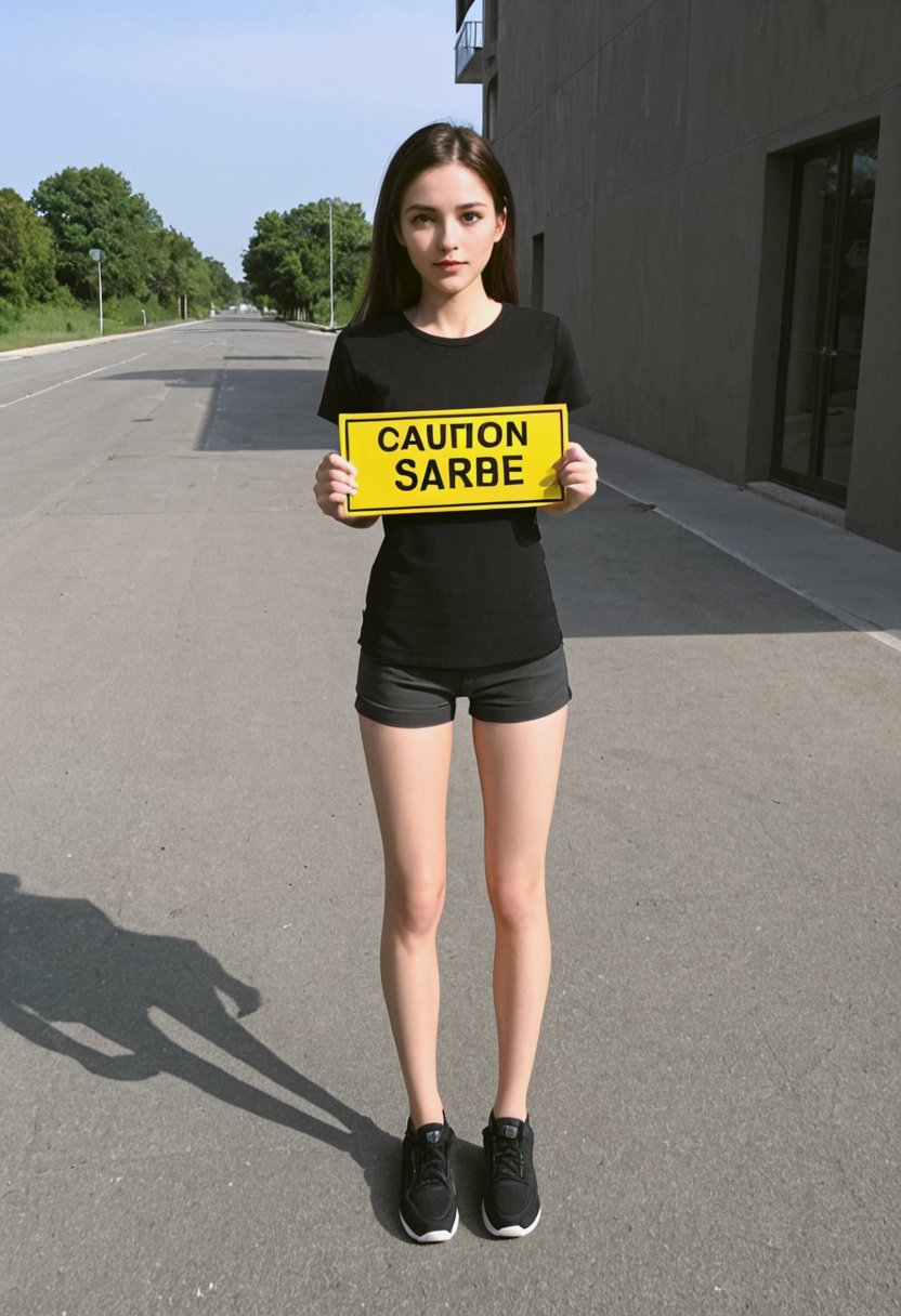 score_9, score_8_up, score_7_up, score_6_up, BREAK , source_real, raw, photo, realistic BREAK , (slim,thin,skinny), (1girl,solo),petite, reporter,warning sign, caution tape, crime scene,