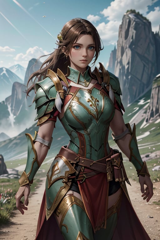 <lora:HXarmour_040a:0.8>,mountain,(Strolling pose:1.2),, hxarmour,1girl,(green armour:1.3),, ultra-detailed,extremely delicate and beautiful,(by exquisite colors block),masterpiece,best quality,unreal engine 5 rendering,movie light,movie lens,movie special effects,detailed details,HDR,UHD,8K,CG wallpaper,