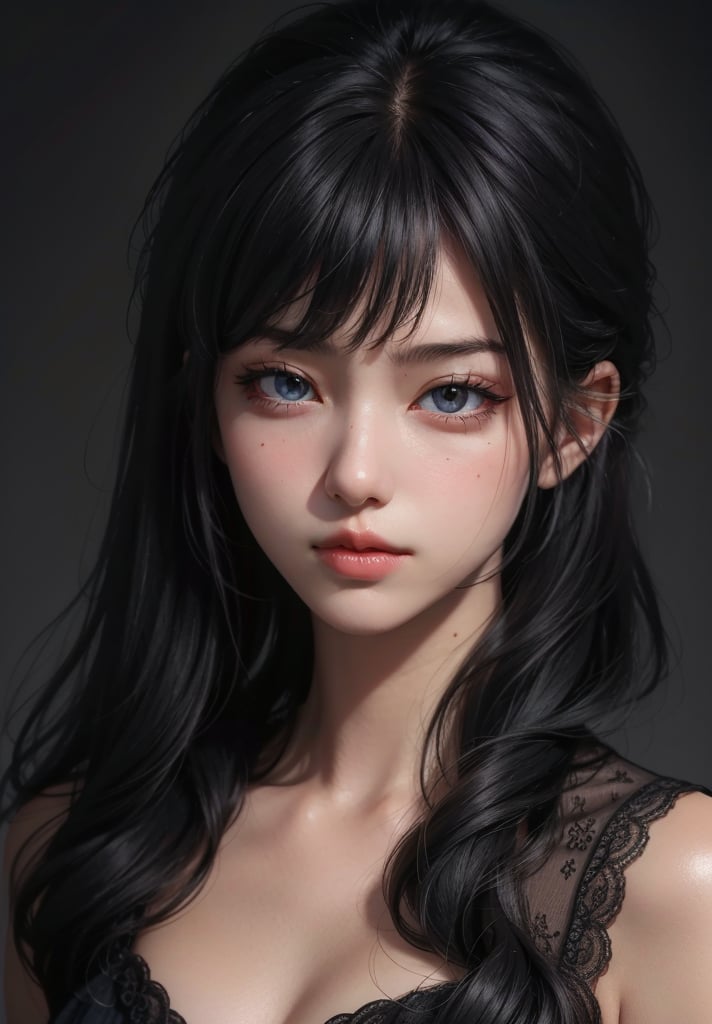 1girl,detailed gorgeous face,delicate features,mysterious,enigmatic,Photorealistic,