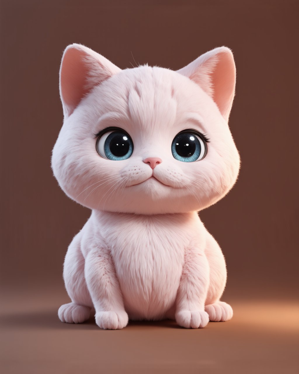 A adorable, chubby baby tobby cat, round belly, big eyes, chibi, Fluffy plush, slightly fluffy, pastel tones, realistic fluffy, clean background, nature light, Pixar style, Disney style,3D rendering,C4D, super detail, high resolution, hyperdetailed, high resolution, minimalist 3D, neutral color palette, subtle shading, interactive elements, cartoon style, modern and refined aesthetic, 3D web graphics, unreal engine 5, cinematic composition, realistic hyper-detailed portraits, 3D game art, cg society, fantasy art, art station hd, anime aesthetic, cinematic lighting, rim light, soft light, film edge light, fine, ultra-detailed, 8k, realistic usage of light and color, cinematic light, rendered in cinema4d 500–1000 ce