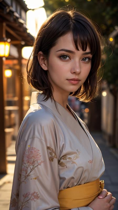 (masterpiece, best quality, highres:1.2), (photorealistic:1.2), raw photo, (Beautiful italian girl), young, cute, very slim, skinny, iridiscent bobbed hair, flirting with POV, in traditional japanese kimono, high detailed kimono textures, Kyoto, fireworks, (ultra-detailed body), (light smile:0.8), moonlight passing through hair, (night beautiful background:1.3), (film grain:1.3), (morbid light:1.2), (dynamic angle), (sharp), (film grain:1.3), (morbid light:1.2), (dynamic angle), exposure blend, bokeh, dim light, (hdr:1.4), high contrast, (muted colors, dim colors, soothing tones:1.3), low saturation, morbid