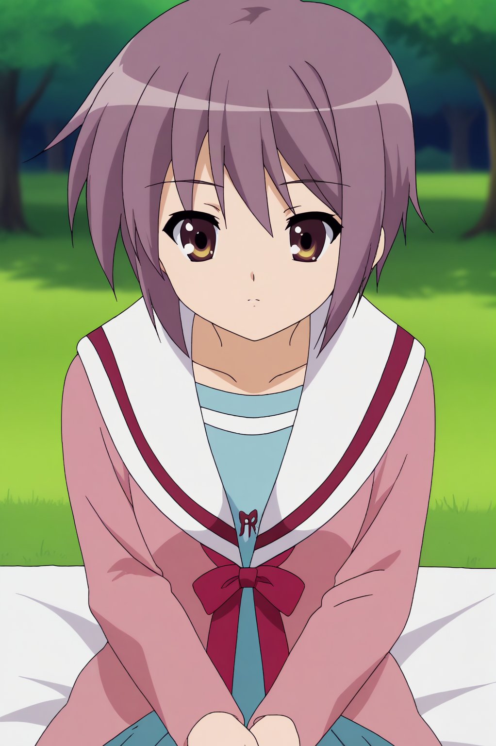 Yuki Nagato <lora:suzumiya_haruhi_no_yuuutsu-Yuki_Nagato-PDXL:0.8>