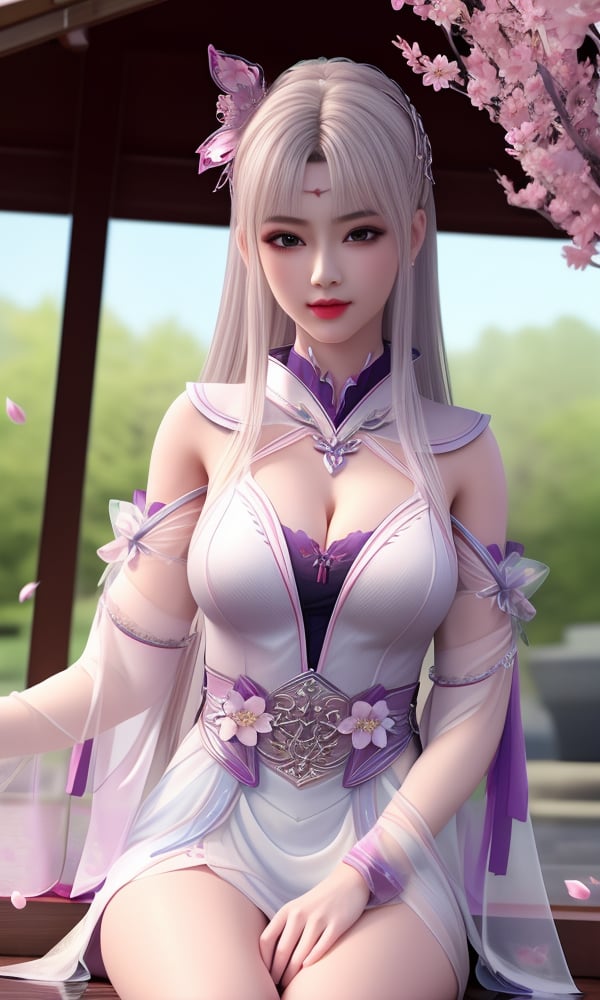 (,1girl, ,best quality, ),looking at viewer, <lora:427-DA-斗破苍穹-小医仙-天毒女-白衣:0.8> ,, ,masterpiece, (( , )),ultra realistic 8k cg, ,    ,cleavage,perfect cherry blossom, ,lace , (cleavage), (),