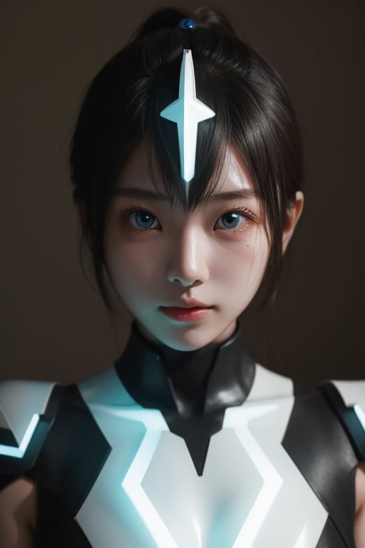 1girl,ultraman,delicate features,glowing eyes,glowing,<lora:好吃米-Ultraman-000009:0.3>,