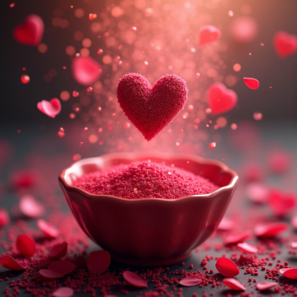 there is a heart shaped bowl filled with pink sprinkles,behance. polished,heart effects,falling hearts,falling red petals,romanticist,falling in love,heart,several hearts,bokeh photography,hearts symbol,falling flower petals,magic heart,anatomically correct heart,red gems scattered **** dust,rose petals,istock,stream of love and happiness,romantic simple path traced,(heart),hearts,many hearts,bokeh photograph,love is begin of all,istockphoto,pinterest and shutterstock,photo of,an epic love affair with doubt,bokeh color background,falling petals,bokeh. brian spilner,tiny crimson petals falling,on a canva,