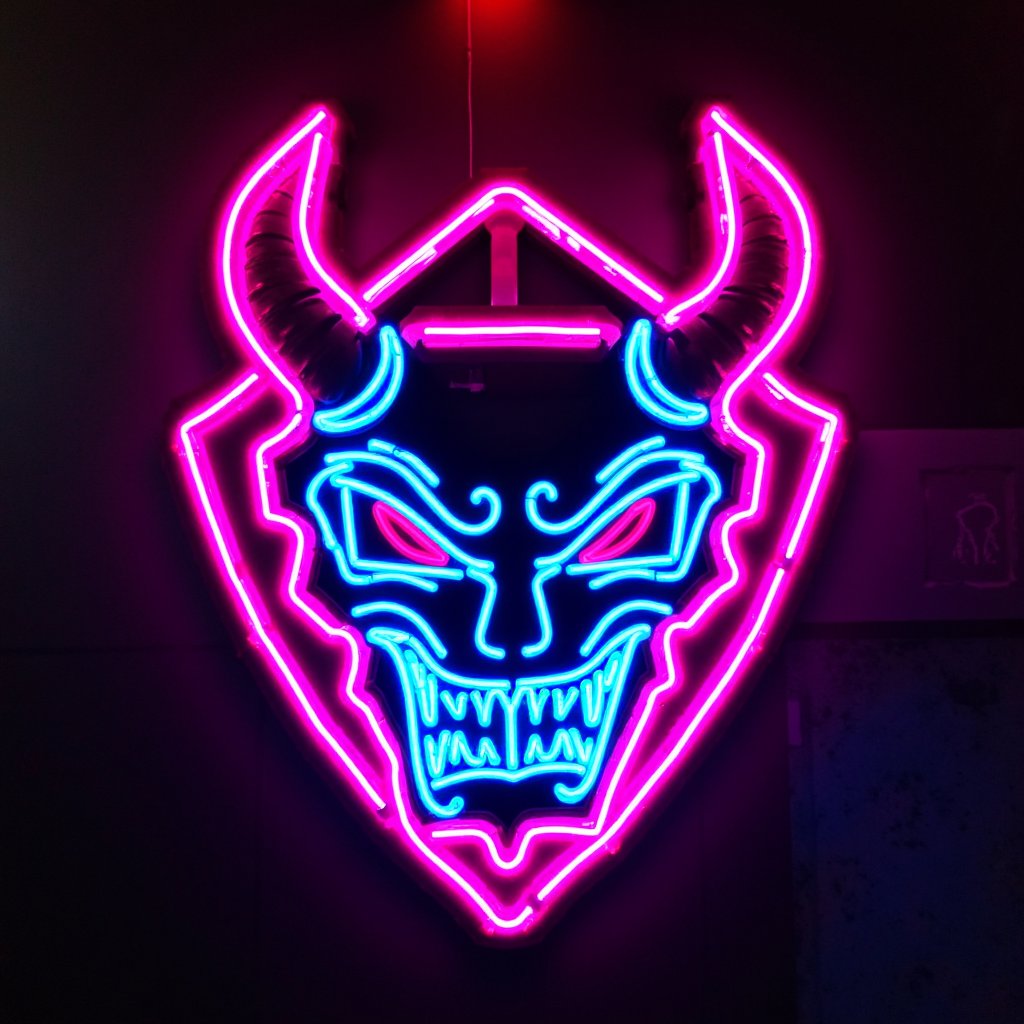 neon sign of a tattoo shop with a demon face on it, neon face tattoo, neon tattoo, neon signs in background, bright neon signs, ritualistic tattoos, neon signs, neon electronic signs, ominous neon lighting, tattoos and piercings, face tattoos, colorful neon signs, harsh neon lights, piercing, strong neon lighting, dark neon lighting, low-key neon lighting, few neon signs, some have neon signs, harsh neon lighting, with neon lighting, neon sign, cold neon lighting, face tattoo, colorful neon lighting, cyberpunk signs, bright neon lighting, tribal piercing and tatoos, neon lights and adds, piercings, facial tattoos, piercings resembling plasma jets, tattoo parlor photo