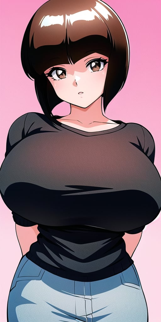 <lora:TendouNabikiV3:0.85> tendounabiki, huge_breasts, standing, solo, sweater, masterpiece, best quality, detailed face, detailed eyes, highres,