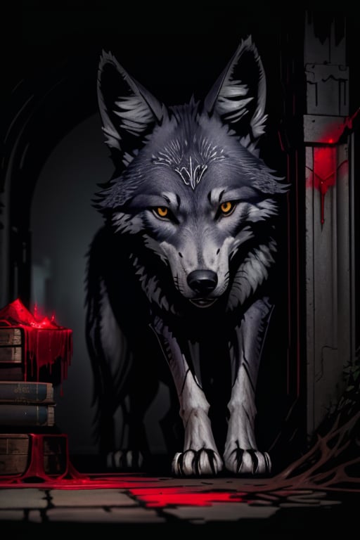 ddstyle, wolf in the crimson court  <lora:DarkestDungeonV2:0.8>