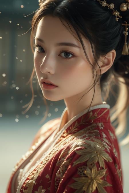 1girl,best quality,masterpiece,illustration,an extremely delicate and beautiful,CG,unity,8k wallpaper,Amazing,finely detail,masterpiece,official art,extremely detailed CG unity 8k wallpaper,incredibly absurdres,huge filesize,ultra-detailed,highres,extremely detailed,beautiful detailed girl,realistic,<lora:Warm Snow:0.8>,