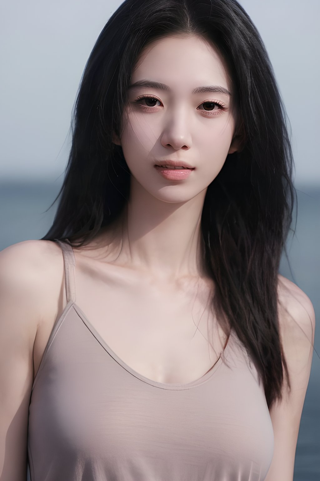 <lora:0830_05:0.7>,pink tank_top,, 1girl,realistic,masterpiece, best quality, photorealistic, HDR,detail