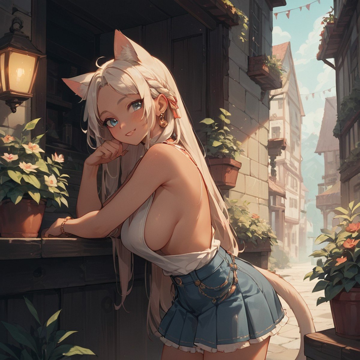 cat girl,<lora:princess_xl_v2>,<lora:Smooth Anime Style LoRA XL:0.8>,highres,source_cartoon,source_furry,score_7_up,score_8_up,score_9,