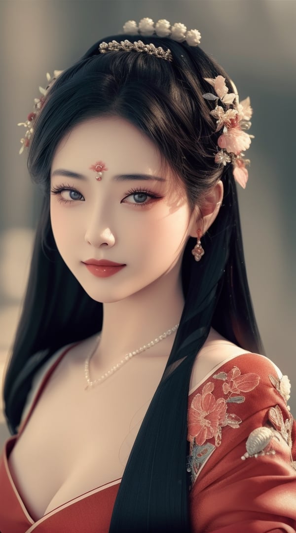 (,1girl, ,best quality, ),looking at viewer, <lora:391-DA-国风-抹胸汉服:0.8> ,ultra detailed background,ultra detailed background,ultra realistic 8k cg, ,masterpiece, (( , )),,  fiction,mole, ultra realistic 8k cg, ,tamari \(flawless\),     , lemon blossoms,  (()), (), ,,,