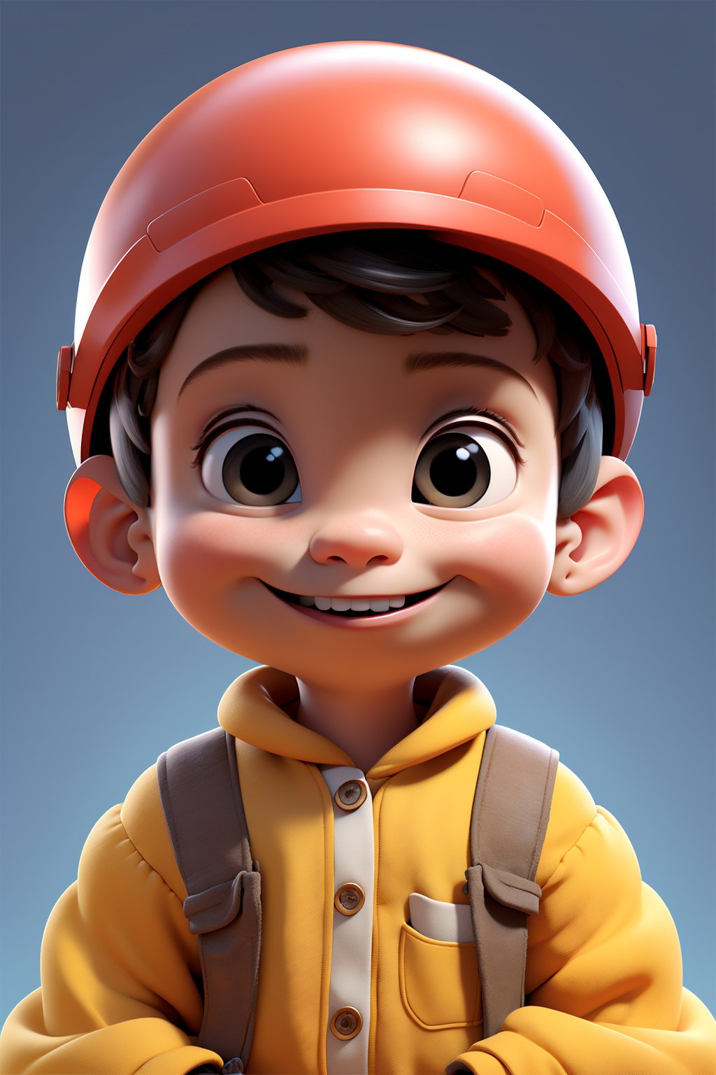 masterpiece,best quality,<lora:皮克斯1:0.8>,portrait,smiling little boy,