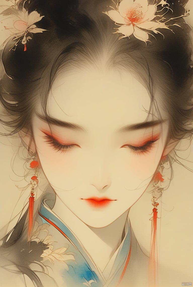 (an extremely delicate and beautiful),(((masterpiece))),((best quality)),1girl,,((an extremely delicate and beautiful girl)),female focus on,((gorgeous hair_ornament)),{{beijing opera}},Ink wash painting,ink splashing,chinese painting,(illustration),color splashing,beautiful detail, , , niloudef,advanced gray serie<lora:EMS-376198-EMS:0.800000>, <lora:EMS-364259-EMS:0.800000>