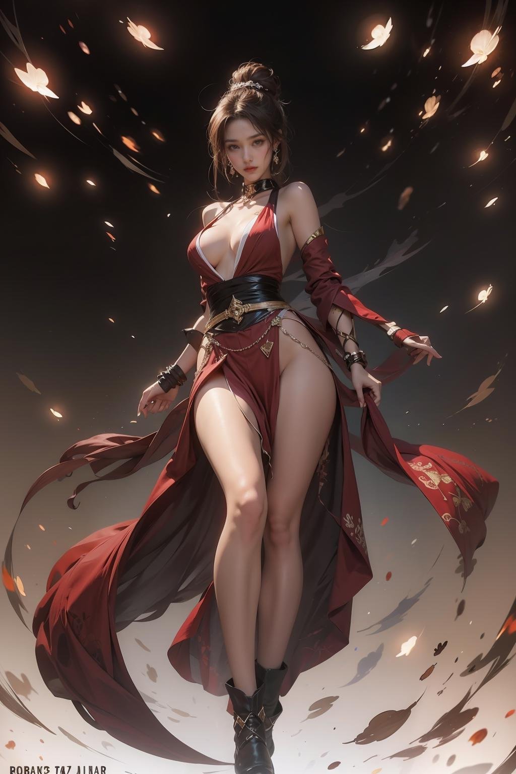 Best quality,masterpiece,ultra high res,<lora:buzhwu:0.65>,bzhw,shiranui mai,<lora:GoodHands-beta2:1>,realistic,full body,large breasts,narrow waist,<lora:20:0.2>,norfleet123123, marvelous, divine fine detail, amazing, perfect, delicate, elegant, luxury, elite, gorgeous, stunning, best, glowing, rich, spiritual, beautiful, enchanted, wonderful, dramatic, complex artistic, color, illumination, clear focus, lovely, cute, charming, pretty, cinematic, fabulous, symmetry, pure, coherent, detailed, fantastic, colorful, light