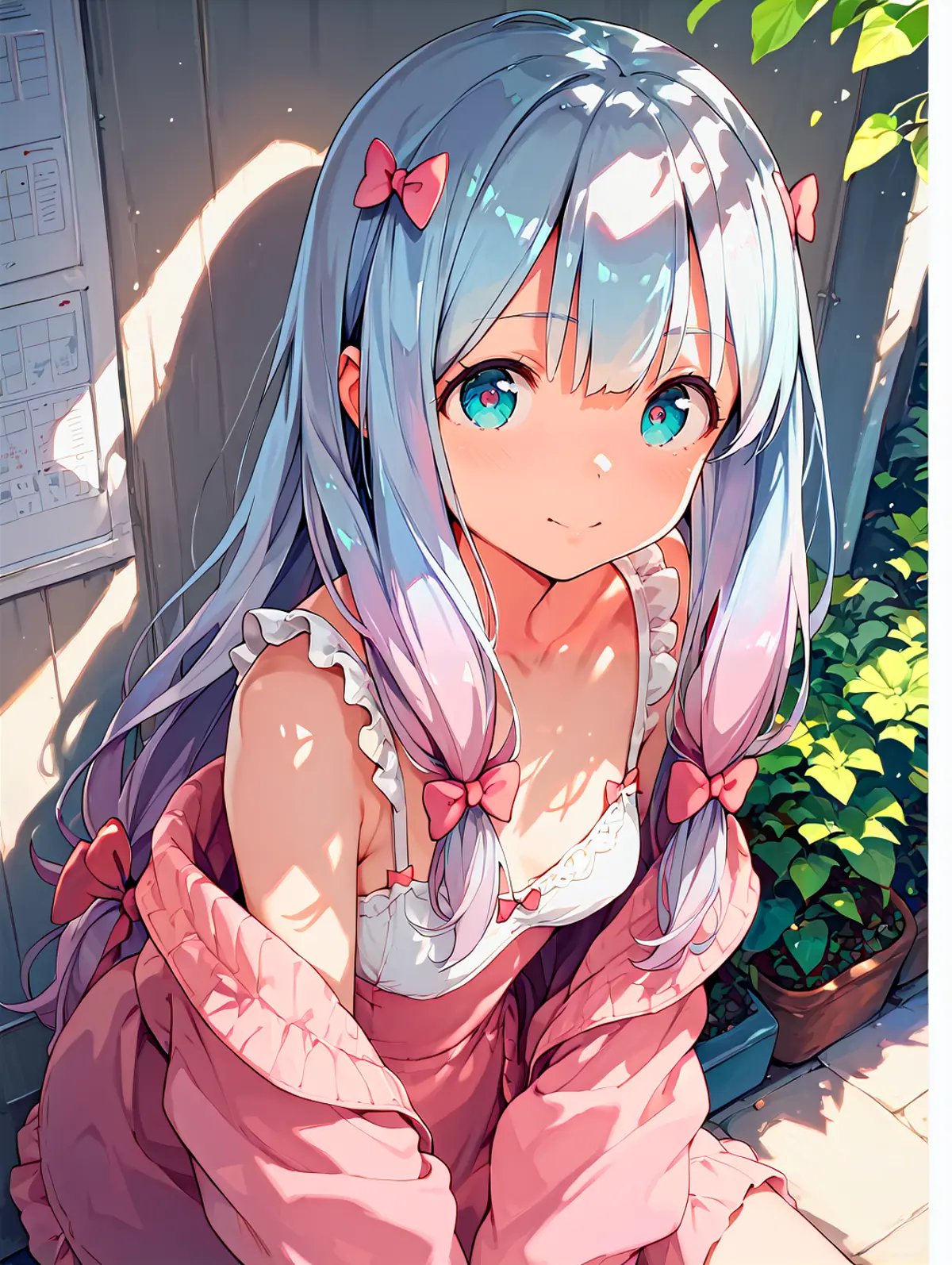 score_9, score_8_up, score_7_up, score_6_up, score_5_up, score_4_up, source_anime, cute face, 1gril, izumi sagiri, drawing comic, lighting and shadow, beautiful color, (amazing quality:1.3)