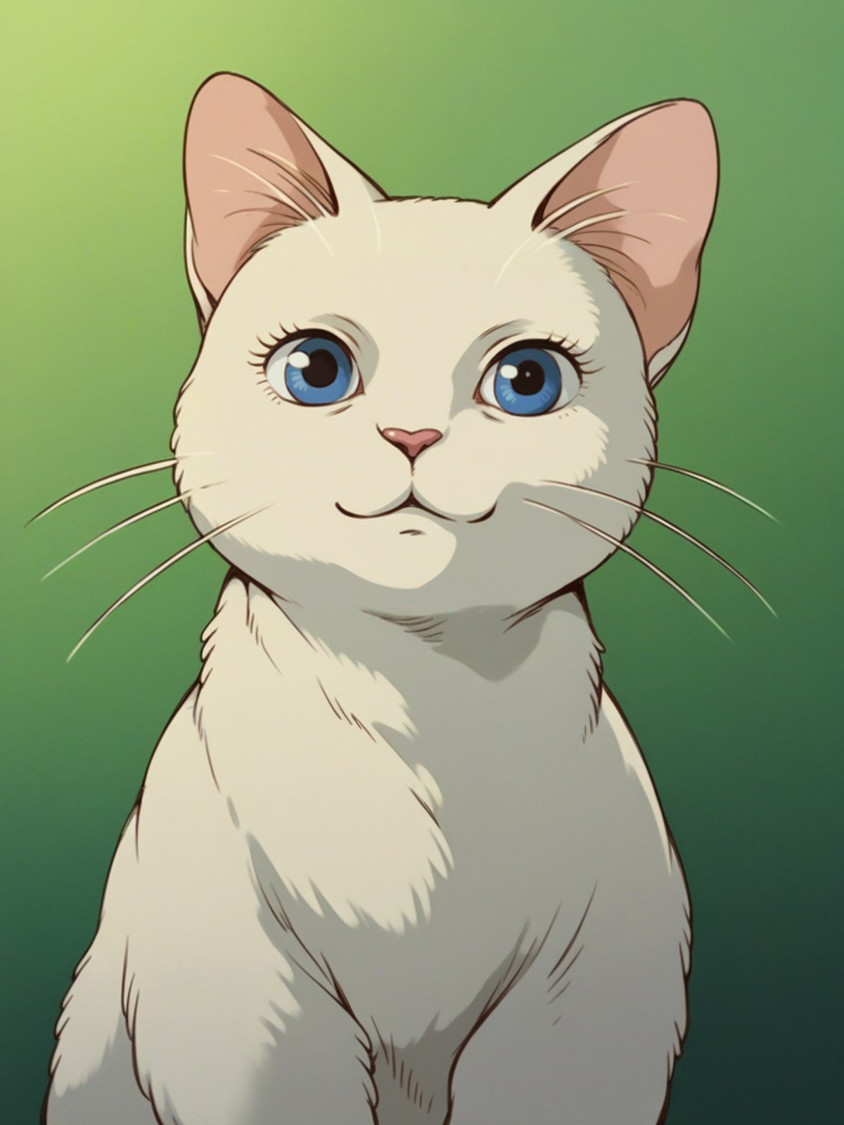 score_9, score_8_up, score_7_up, score_6_up, score_5_up,   <lora:Ghibli2XLP:1> ghibli, solo, cat, cute