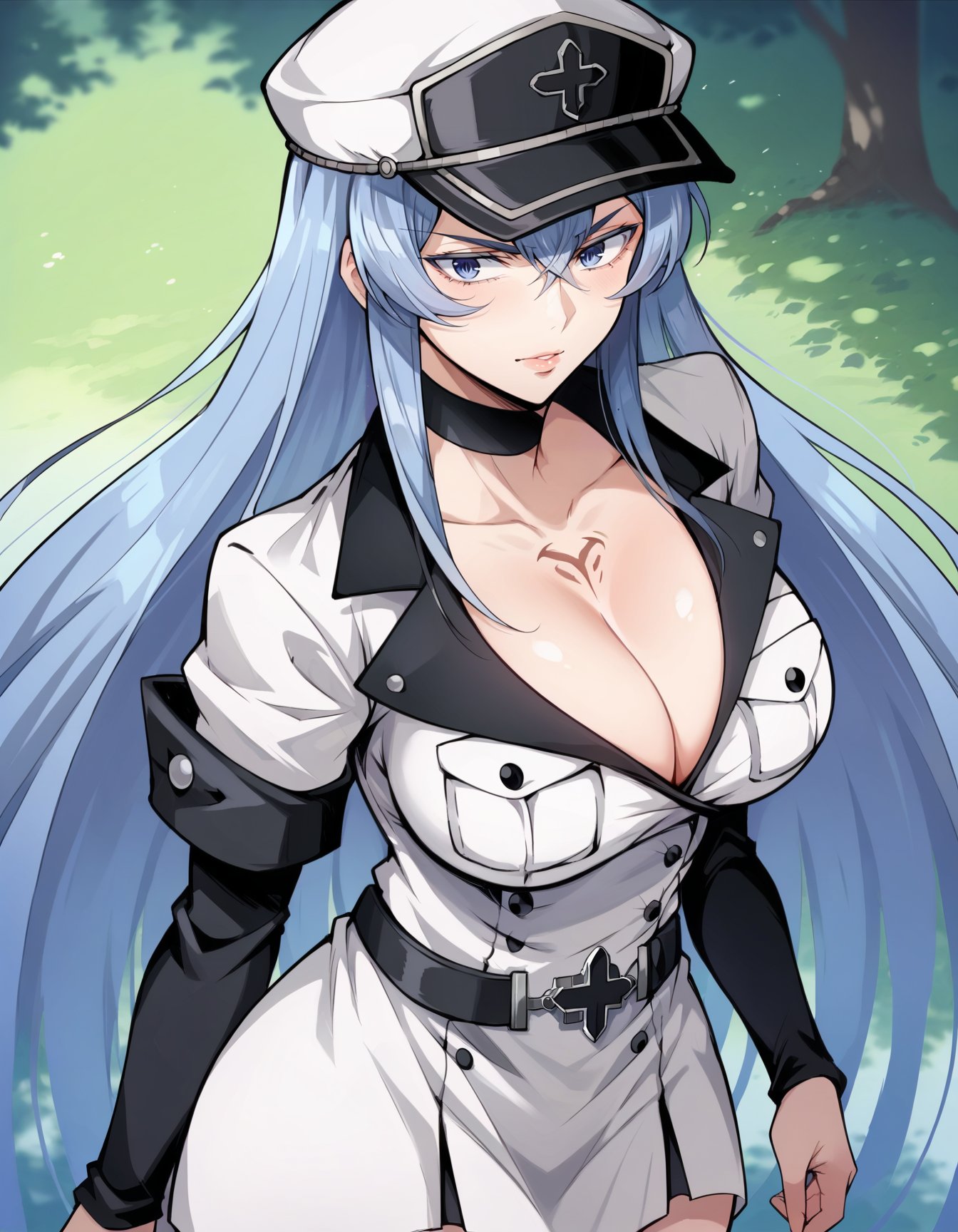 score_9, score_8_up, score_7_up, score_6_up, score_5_up, score_4_up, BREAK source_anime,  <lora:Esdeath:0.9>, Esdeath